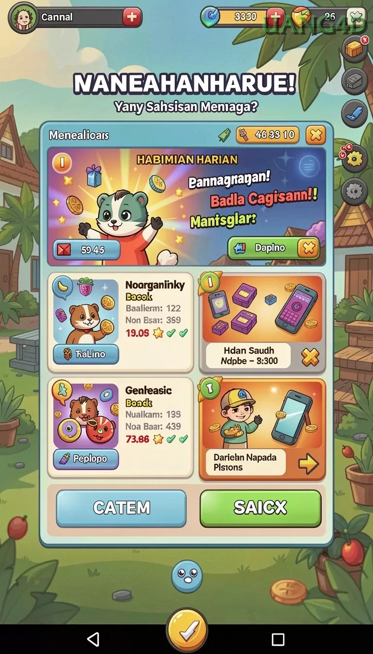 Cuplikan layar SAKTI77 — halaman utama
